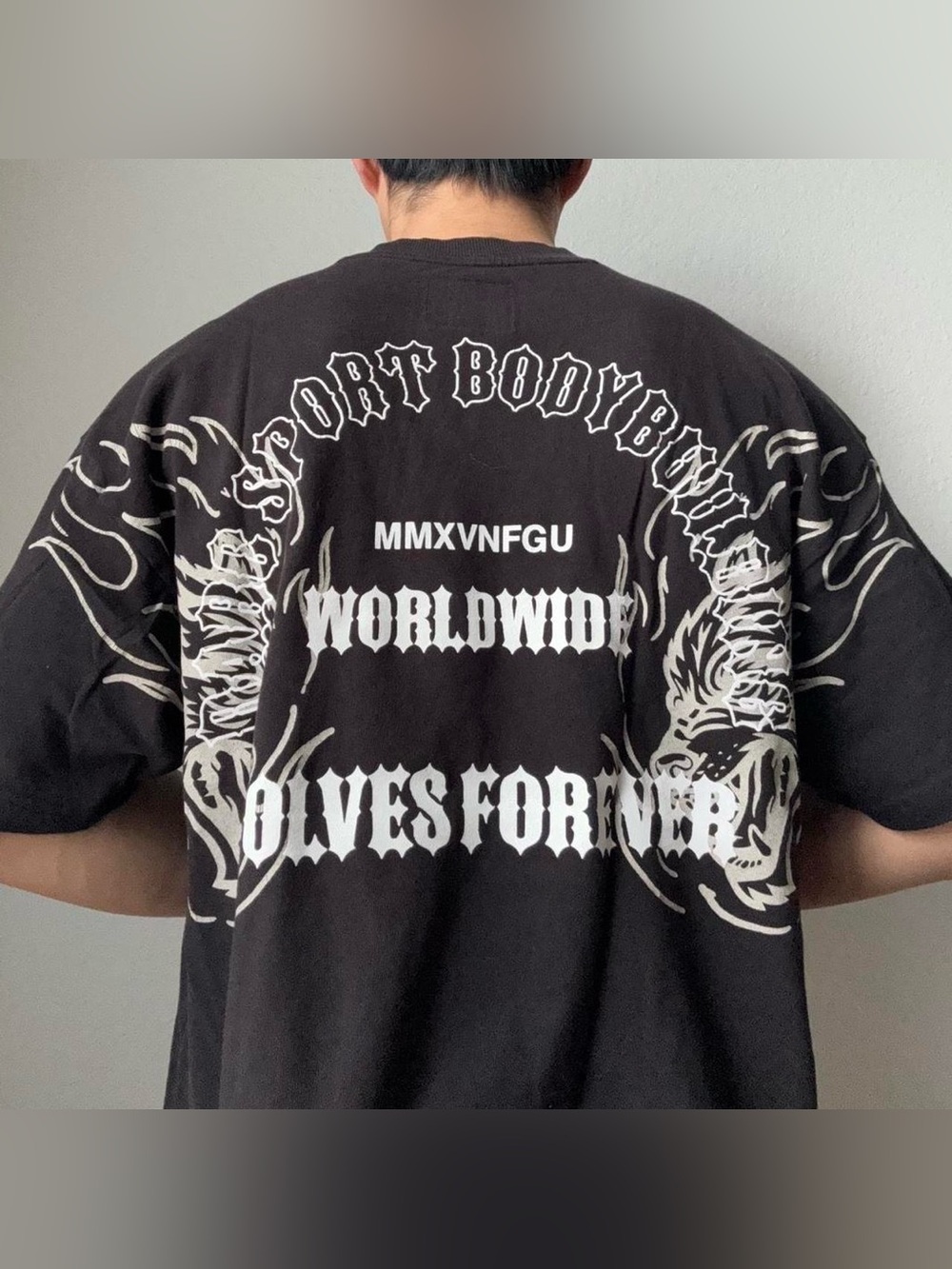 Darc Sport Wolves Forever NFGU Graphics Black Tee Shirt